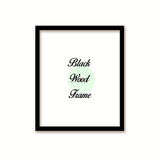 Black Wood Frame Signature Frames Perfect Modern Comtemporary Painting Diploma Artwork Craft Project Home Decor
