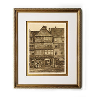 Rothschild's House, Frankfurt-On-The-Main Framed Prints Art Gifts Antique Europe Illustrations Vertical Wall Art Picture Frames