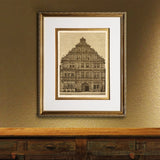 Ratcatchers' House, Hameln Framed Prints Art Gifts Antique Europe Illustrations Vertical Wall Art Picture Frames