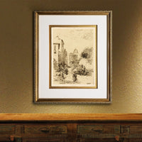 The Temple of Vesta, Rome Framed Prints Art Gifts Antique Europe Illustrations Vertical Wall Art Picture Frames