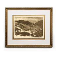 On the Surrey Hills, Above Coldharbour Framed Prints Art Gifts Antique Europe Illustrations Book Landscape Wall Art Framed Home Decor Wall Art Gifts Picture Frames