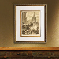 The Great Cannon, Moscow Framed Prints Art Gifts Antique Europe Illustrations Vertical Wall Art Picture Frames