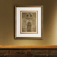 Interior of the Mezquita, Alhambra Framed Prints Art Gifts Antique Europe Illustrations Vertical Wall Art Picture Frames