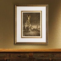 The Crucifixion Vintage Bible Framed Prints Christ in Art Illustrations Wall Decor Print Biblical Framed Gifts Picture Frames