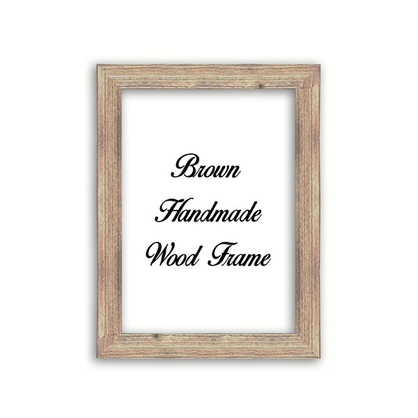 Brown Wood Photo Poster Art Canvas Picture Frame Decor Custom Frame Great for Farmhouse Vintage Rustic Shabby Chic Cottage Beach Decoration