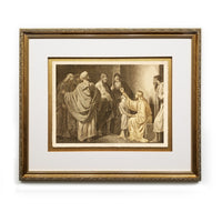 Jesus and the Child Antique Bible Framed Prints Christ in Art Religious Illustrations Book Christian Wall Art Framed Home Decor Wall Art Gifts Picture Frames