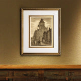 The Law Courts Framed Prints Art Gifts Antique Europe Illustrations Vertical Wall Art Picture Frames