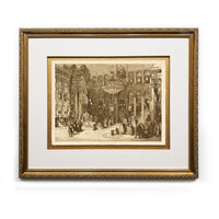 The Colonnade, Leipsic Framed Prints Art Gifts Antique Europe Illustrations Book Landscape Wall Art Framed Home Decor Wall Art Gifts Picture Frames