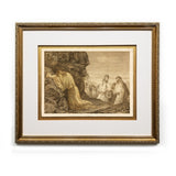 Jesus in Prayer Antique Bible Framed Prints Christ in Art Religious Illustrations Book Christian Wall Art Framed Home Decor Wall Art Gifts Picture Frames