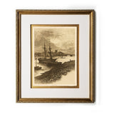 Rochester, from Strood Framed Prints Art Gifts Antique Europe Illustrations Vertical Wall Art Picture Frames